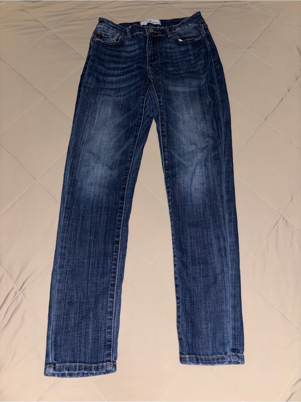 KanCan Dark Blue Straight Leg Jeans